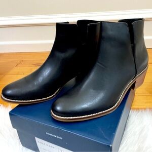 Cole Haan Abbot Leather Ankle Boots, $200 Worn once & in Excellent Condition